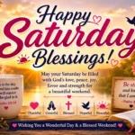 Saturday blessings